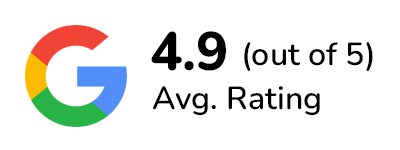Average rating on Google